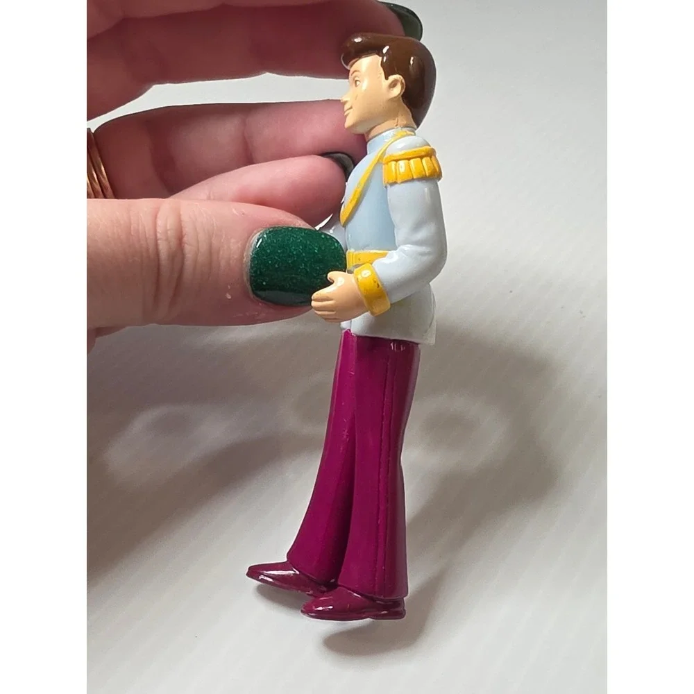 Disney‎ Prince Charming Figure 4in Blue/Maroon Fair 2003 Cinderella